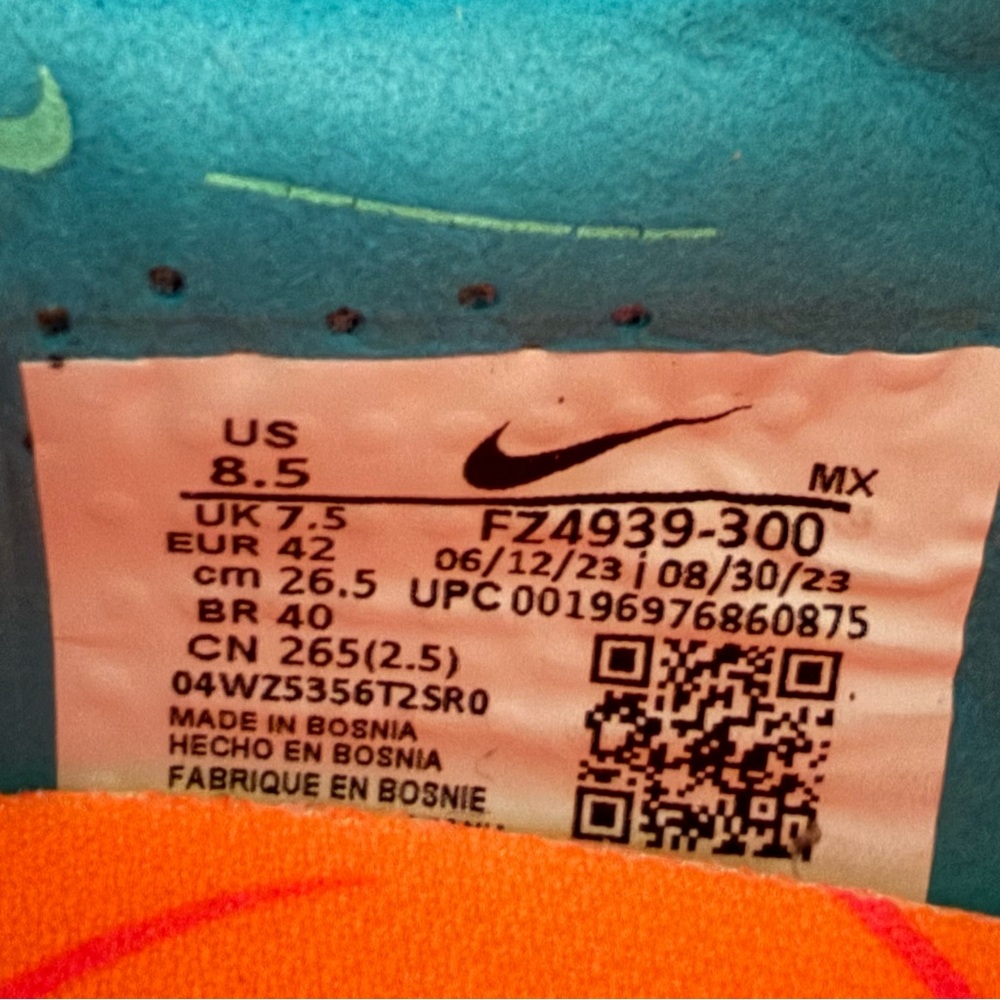 NEW Nike Phantom GX 2 Elite SG Vortex Pack Soccer Cleats FZ4939-300 (Size 8.5) - Picture 5 of 7